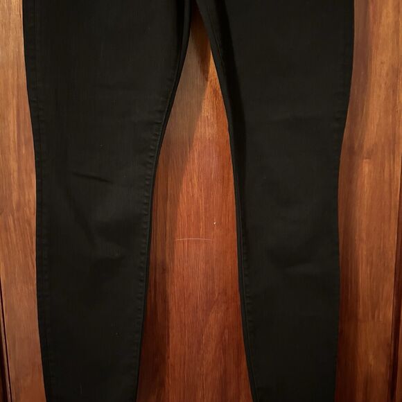 Mother Jeans Black Stunner Zip Ankle Step Fray Not Guilty Denim Womens Size 30 - Picture 6 of 15